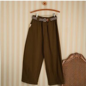 Human Assembly Trouser Pant No 942 Green Size Small